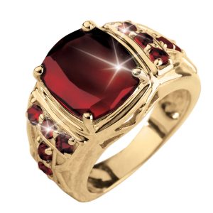 Daniel Steiger Bohemia Garnet Men's Ring