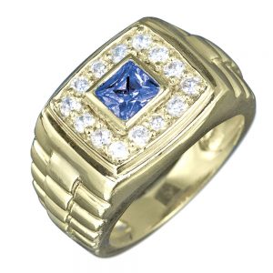 Daniel Steiger Buckingham Blue Men's Ring