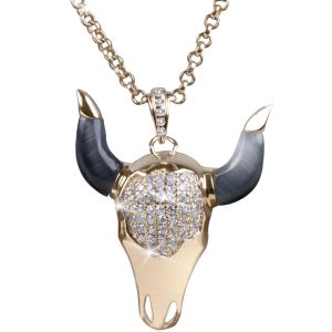 Daniel Steiger Bull Skull Pendant