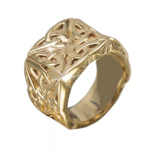 Daniel Steiger Celtic Knot Gold Men's Ring