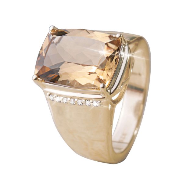 Daniel Steiger Champagne Quartz Ring