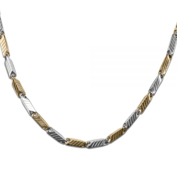 Daniel Steiger Chevron Steel Necklace