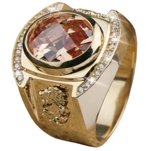 Daniel Steiger Cognac Dragon Ring