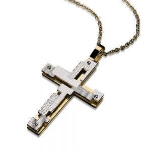 Daniel Steiger Contemporary Men's Cross Pendant