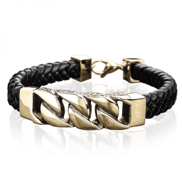 Daniel Steiger Curb Link Braided Bracelet