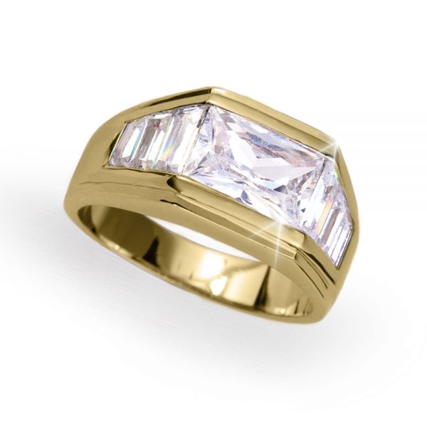 Daniel Steiger Delta Men's Gold Ring