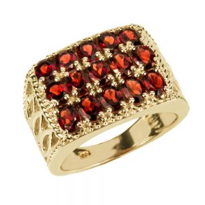 Daniel Steiger Diablo Garnet Men's Ring