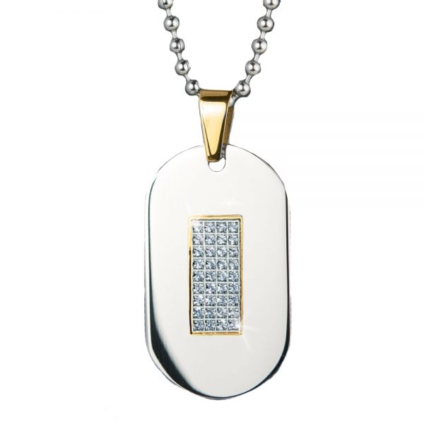 Daniel Steiger Diamonds and Steel Dog Tag