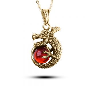 Daniel Steiger Dragon Supreme Agate Pendant