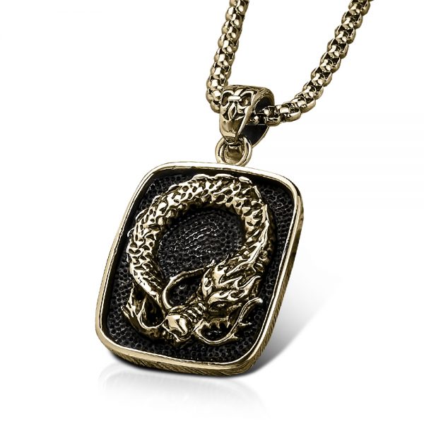 Daniel Steiger Dragons Lair Gold Pendant