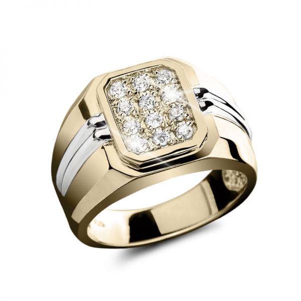 Daniel Steiger Essential Men's Two Tone Ring