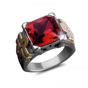 Daniel Steiger Fiesta Red Men's Ring