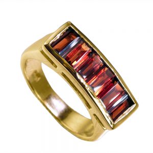 Daniel Steiger Fire Garnet Men's Ring