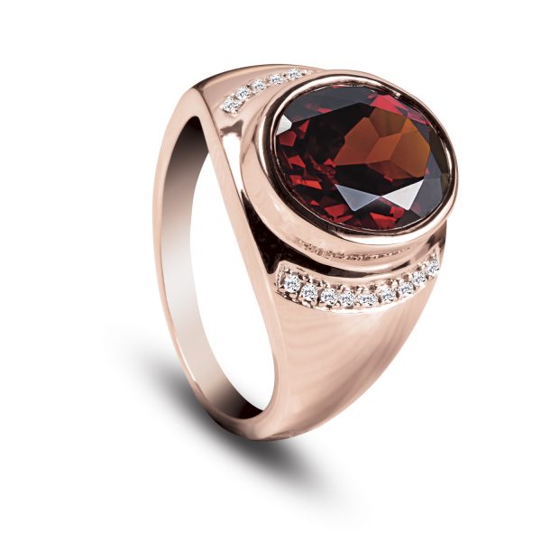 Daniel Steiger Flame Garnet Ring