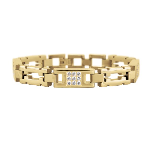 Daniel Steiger Flint Golden Bracelet