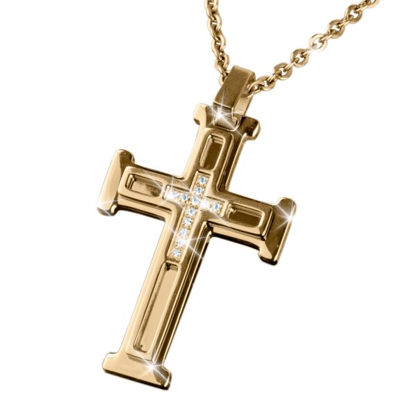 Daniel Steiger Fusion Cross Pendant