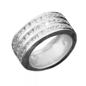 Daniel Steiger Galaxy Ring Rhodium