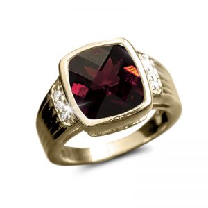 Daniel Steiger Garnet Men's Ring