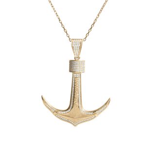 Daniel Steiger Golden Anchor Pendant