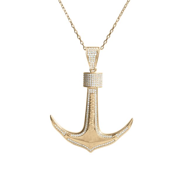 Daniel Steiger Golden Anchor Pendant