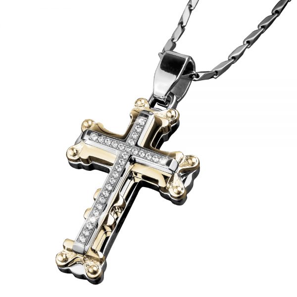 Daniel Steiger Goliath Cross Pendant