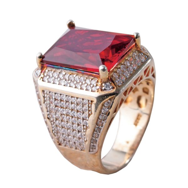 Daniel Steiger Hadrian's Garnet Men's Ring