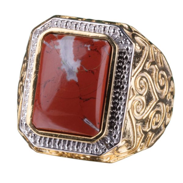 Daniel Steiger Hewlett Silver Jasper Ring