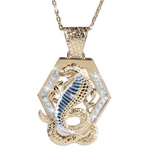 Daniel Steiger Hexagon Snake Pendant