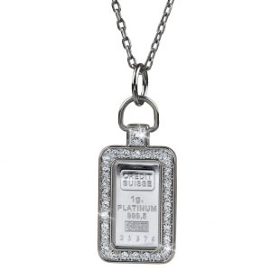 Daniel Steiger Ingot Diamondeau® Pendant Platinum