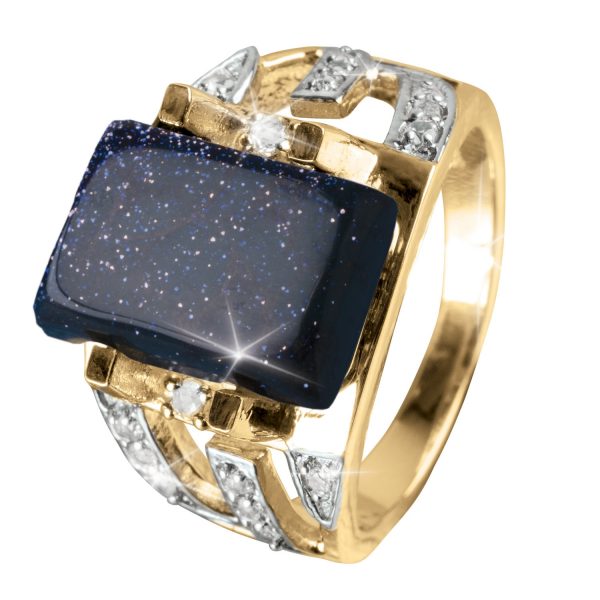 Daniel Steiger Lancelot Blue Sunstone Ring