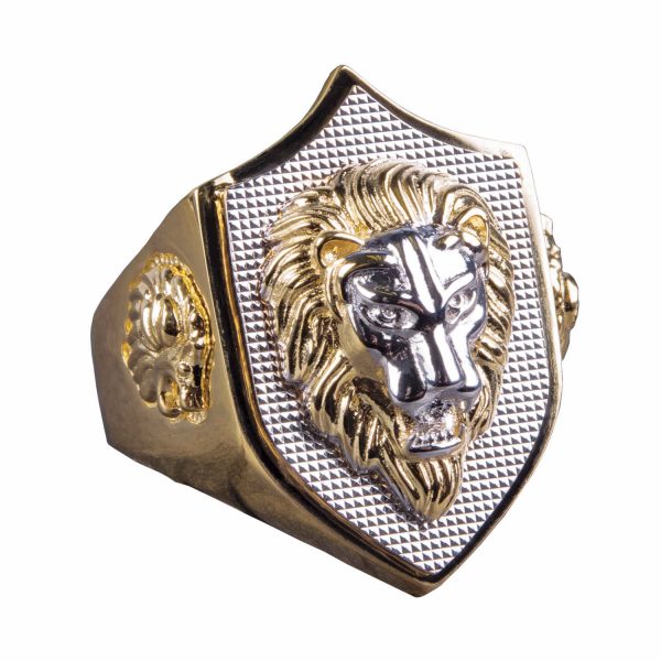 Daniel Steiger Lion Shield Ring