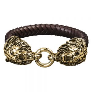 Daniel Steiger Lionheart Brown Collection Bracelet