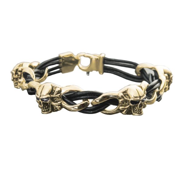 Daniel Steiger Loca Skull Bracelet