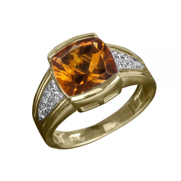 Daniel Steiger Madeira Citrine Men's Ring