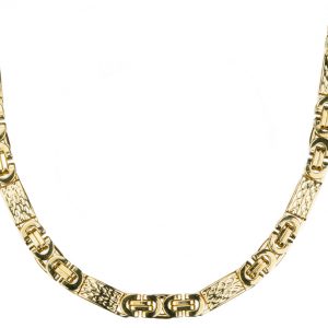 Daniel Steiger Men's Gold Lattice Necklace