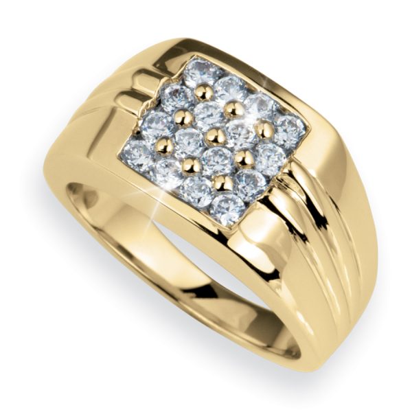 Daniel Steiger Mirage Men's Ring Gold