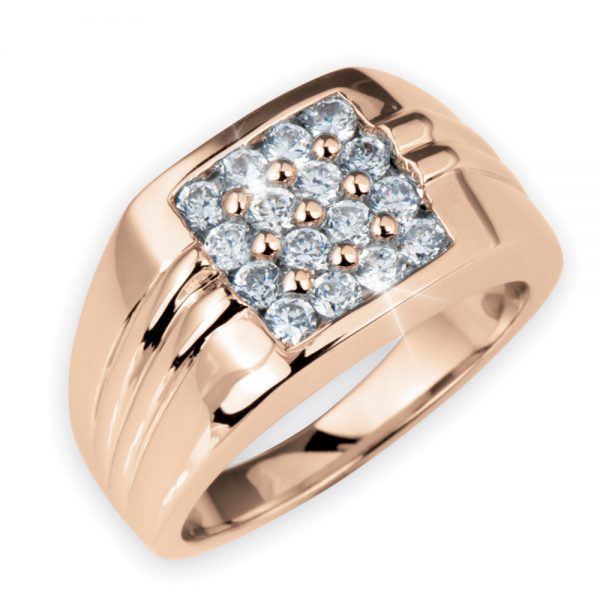 Daniel Steiger Mirage Men's Ring Rose Gold