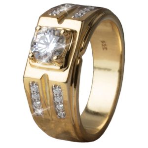 Daniel Steiger Moissanite Men's Pinky Ring