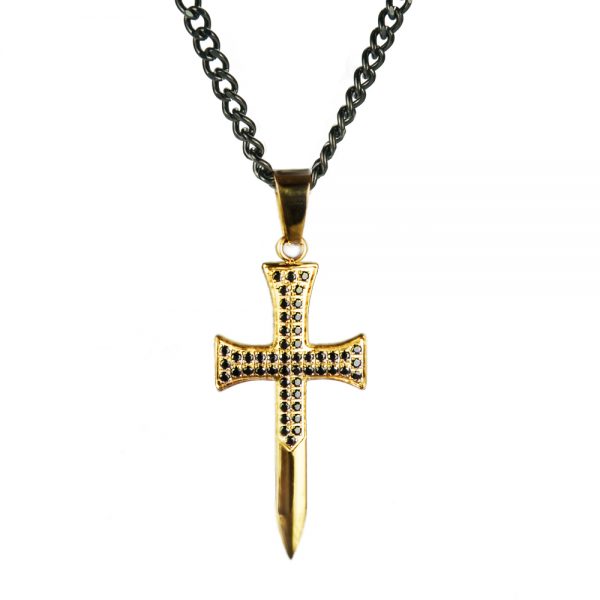 Daniel Steiger Nero Collection Yellow Gold Pendant