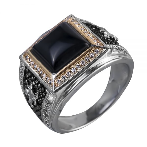 Daniel Steiger Nevaro Onyx Men's Ring