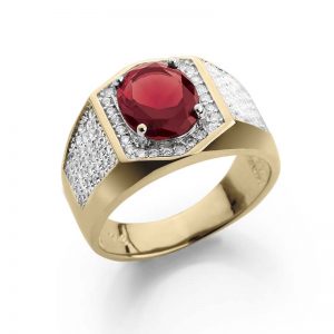 Daniel Steiger Notorious Garnet Men's Ring