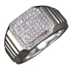 Daniel Steiger Odyssey Men's Rhodium Ring