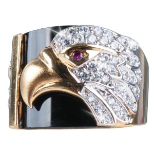 Daniel Steiger Onyx Eagle Ring