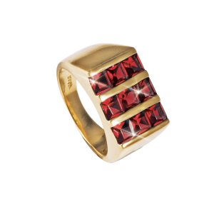 Daniel Steiger Pionero Men's Ruby Ring