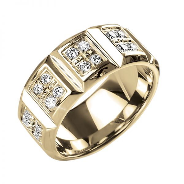 Daniel Steiger Pyramid Gold Collection - Ring