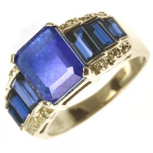 Daniel Steiger Rapido Sapphire Men's Ring