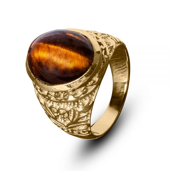 Daniel Steiger Ray of Light Tigers Eye Ring