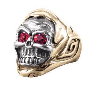 Daniel Steiger Rebel Two Tone Skull Ring