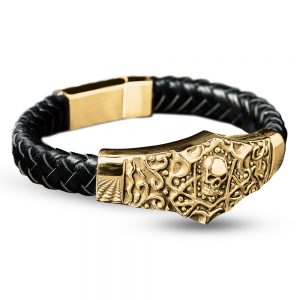 Daniel Steiger Rebellion Skull Bracelet