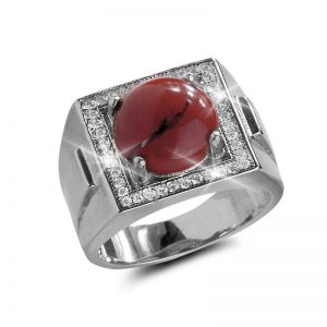 Daniel Steiger Red Jasper Ring